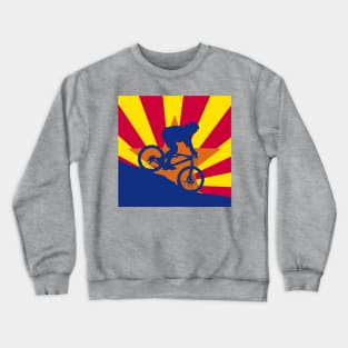 Mountain Biking Arizona Crewneck Sweatshirt